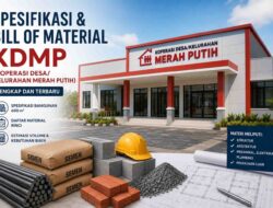 Desain Prototipe Bangunan Gedung Koperasi Desa/Kelurahan Merah Putih